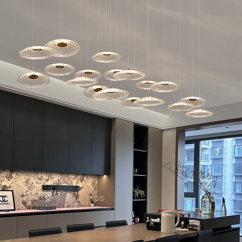 Modern Dining Room Pendant Lights Bar Kitchen Island Table Decor Hanging Lights Creative Glass Led Pendant Lamp
