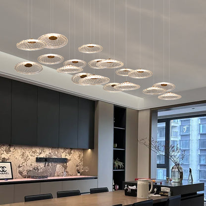 Modern Dining Room Pendant Lights Bar Kitchen Island Table Decor Hanging Lights Creative Glass Led Pendant Lamp