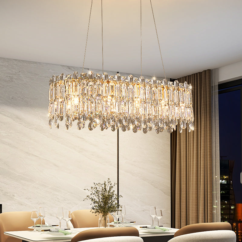 Luxury Villa Living Room Crystal High-end Hanging Chandelier
