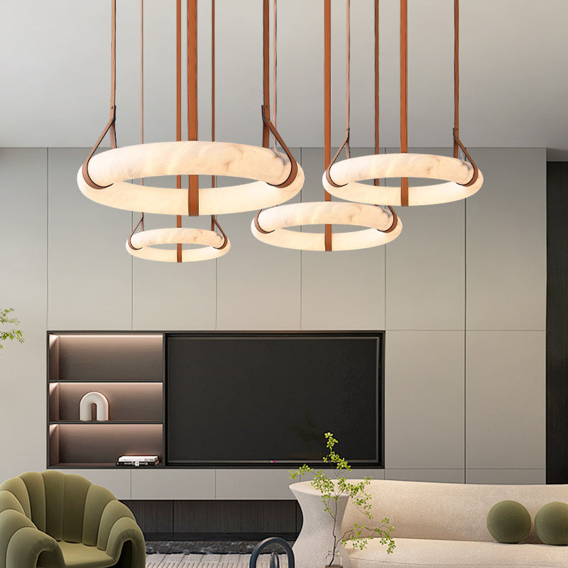 Marble Fixture Living Room Villa Chandelier