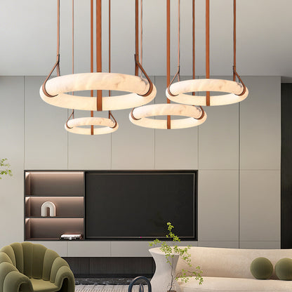 Marble Fixture Living Room Villa Chandelier