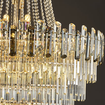 Luxury Duplex Loft Villa Living Room Chandelier