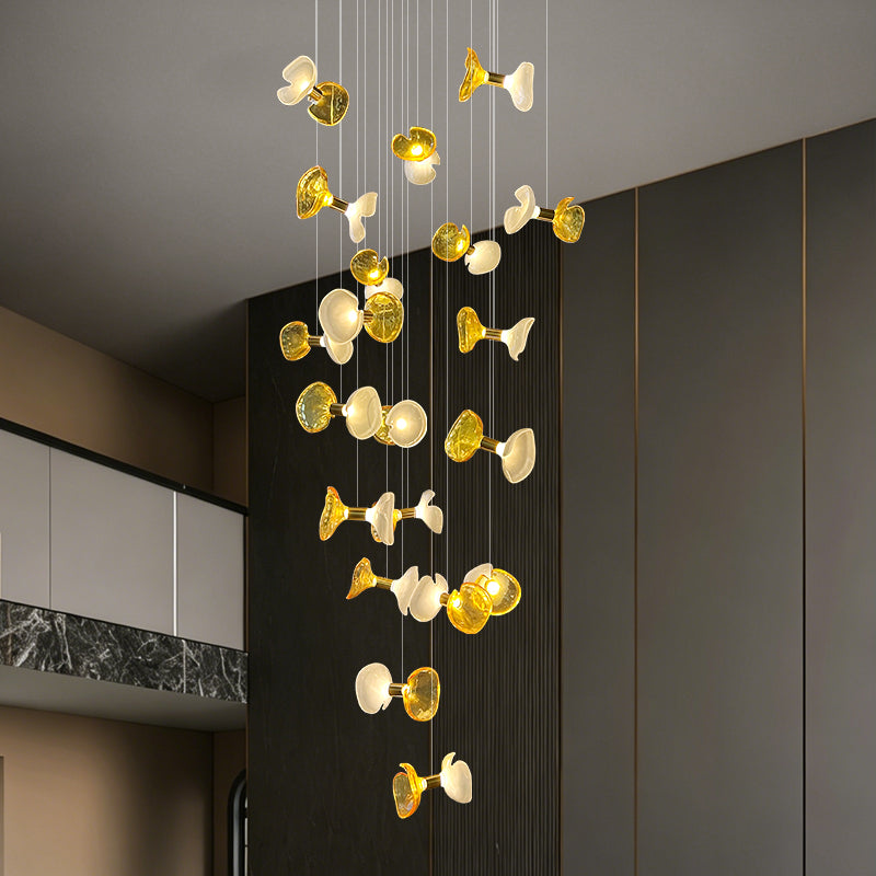 Modern Minimalist Loft Villa Duplex Stair Pendant Light
