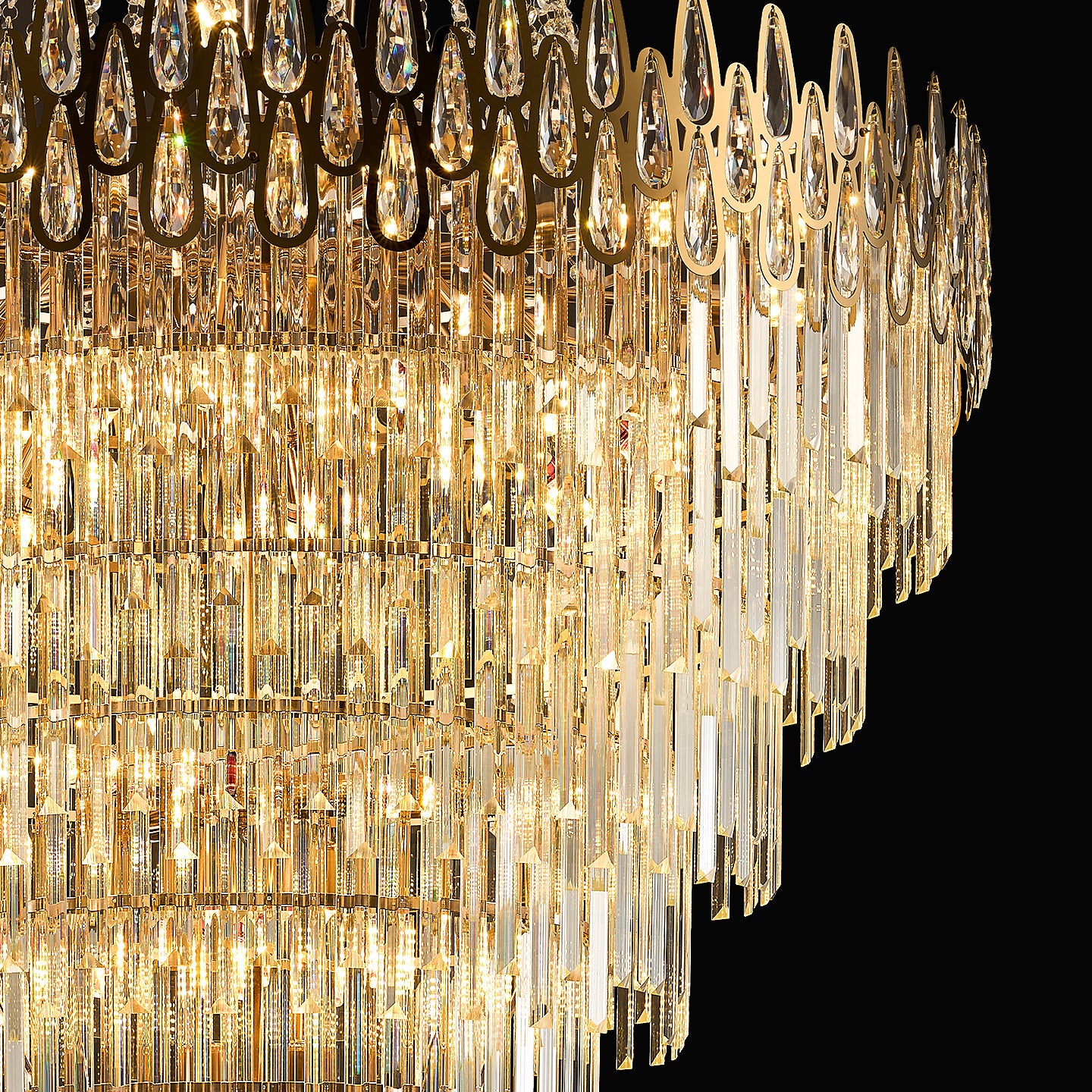 Luxury Villa Hall Duplex Loft Staircase Pendant Light