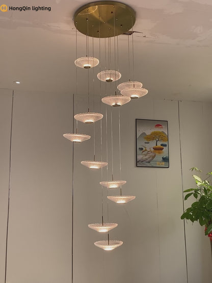 Modern Led Staircase Pendant Lamp