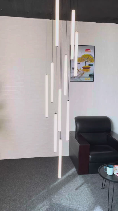 Modern Luxury Staircase LED Chandelier