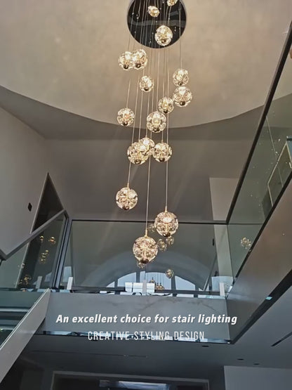 Staircase Chandelier Lustre Hanging Light