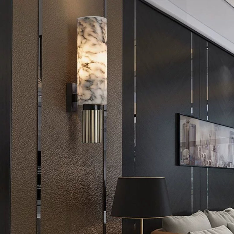Natural Marble Living Room Restaurant Wall Lamp