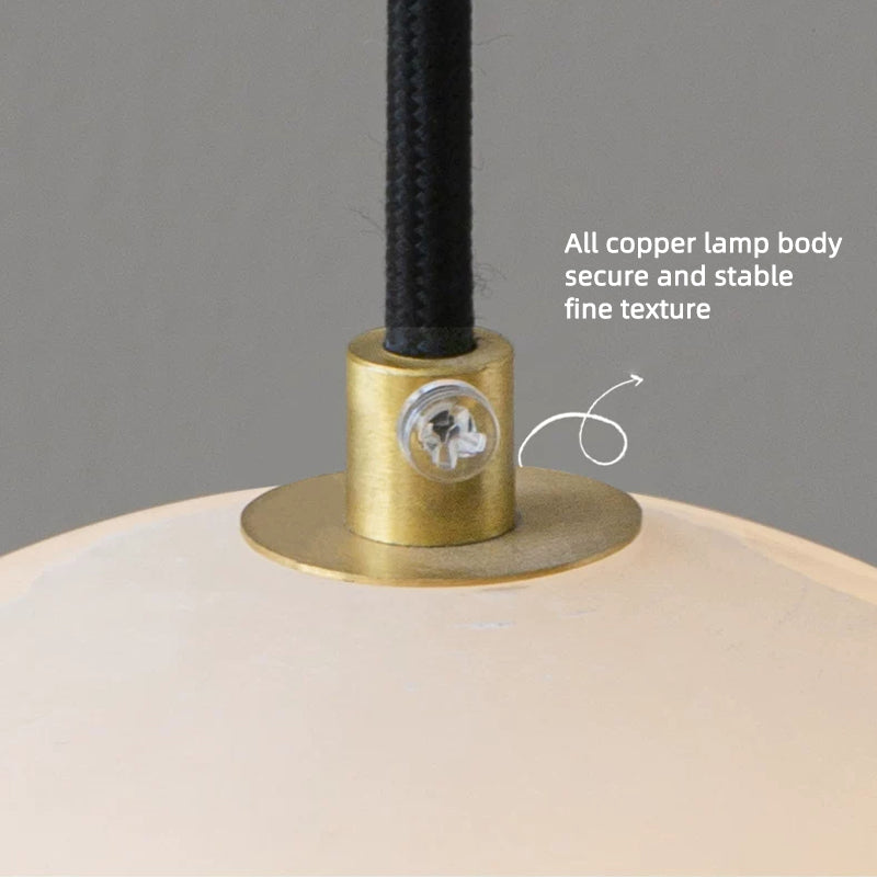 Nordic Natural Marble Adjustable Bedside Chandelier